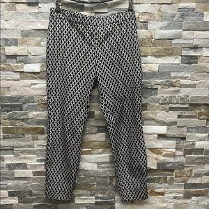 H&M Black and White Patterned Leggings